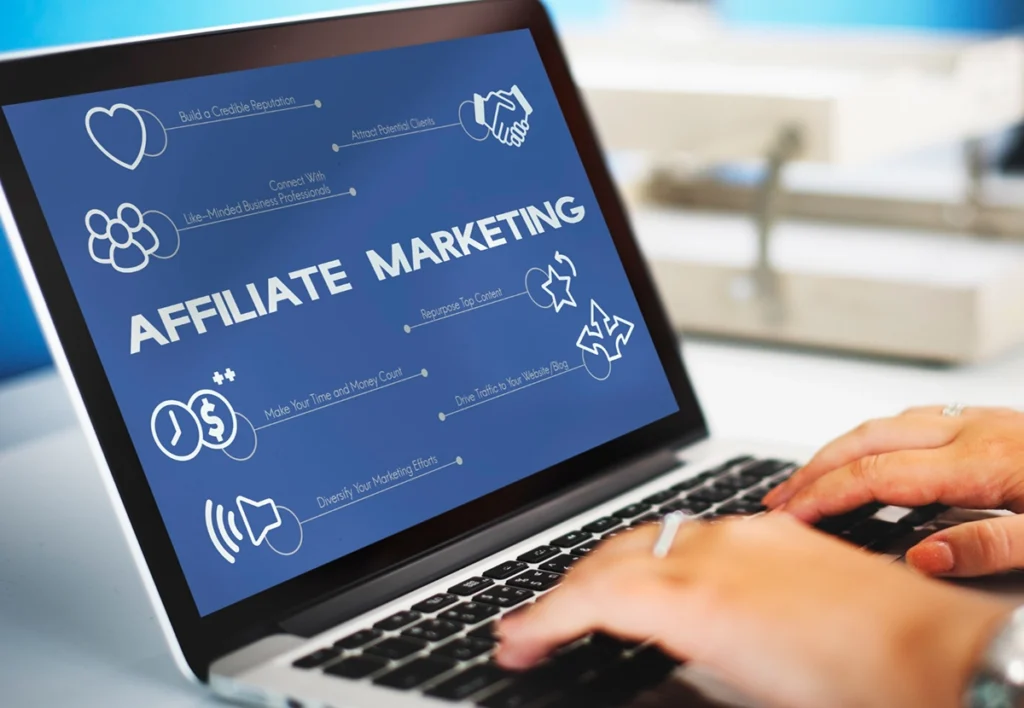 Affiliate marketing diagram for earn money online 2025 Bengali guide in Kolkata