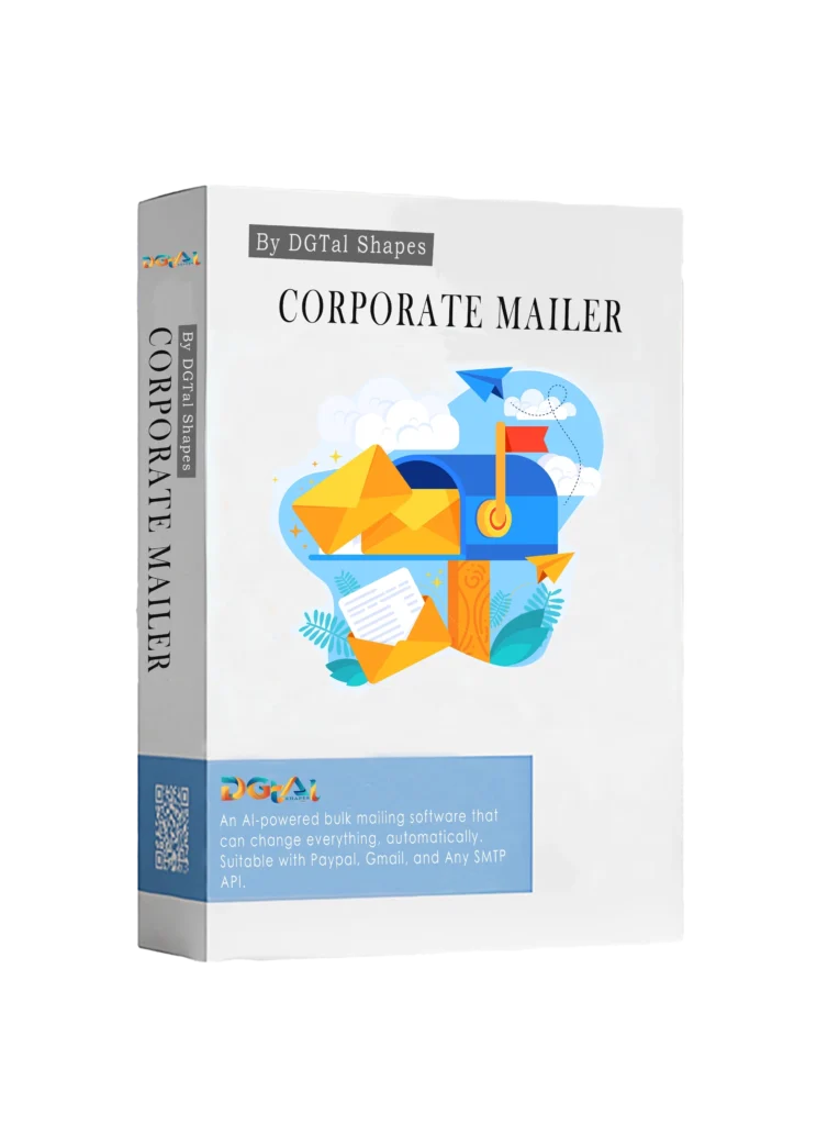 Corporate Mailer email marketing software by DgtalShapes