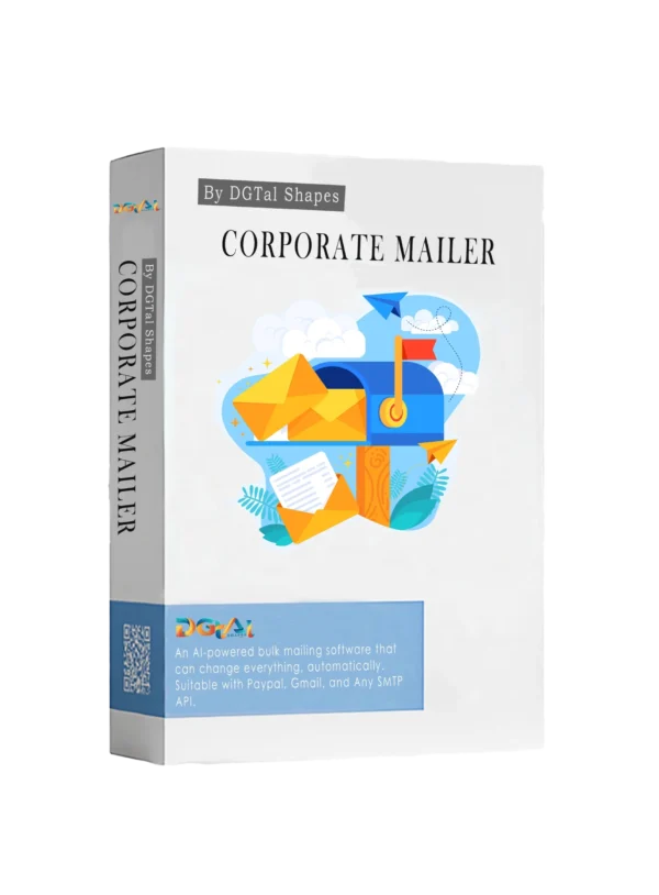 Corporate Mailer email marketing software by DgtalShapes