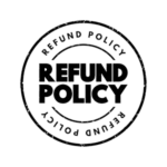 Refund Policy stamp icon used on Dgtal Shapes refund page