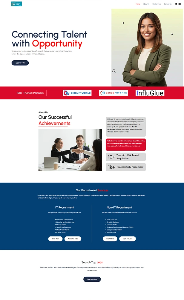 careercrestbynabamita HR & Recruitment Agency Kolkata